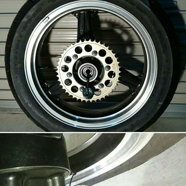 ｾﾞﾌｧｰ400改FX仕様 kawasaki カワサキ ゼファーx/400 改 ホイールセット