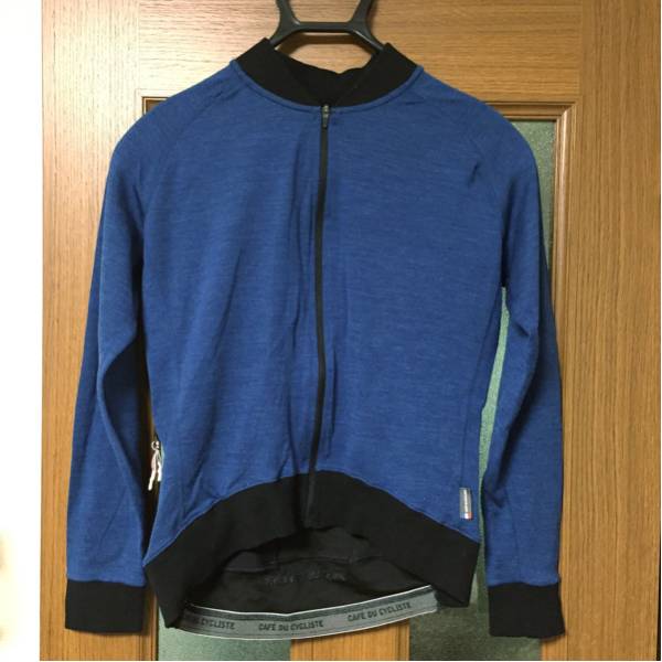 カフェ ドゥ シクリスタ フランソワ XS シルク混ウール長袖ジャージ 新品