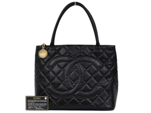 CHANELシャネル】復刻☆マトラッセ☆キャビアスキン☆トートバッグ 