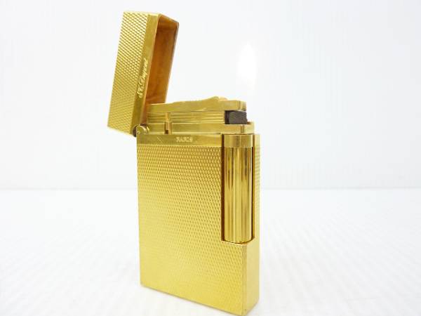 ★着火OK S.T　Dupont　デュポン ガスライター　ギャツビー ギャッツビー ゴールド
