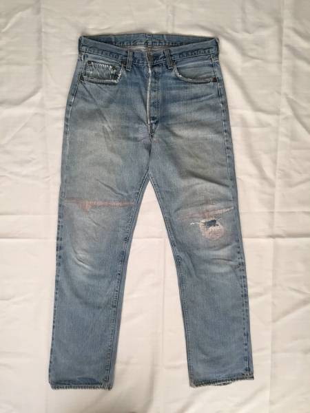 70sビンテージ LEVIS501 66前期 デニム W34 オリジナル / 501XX 606 