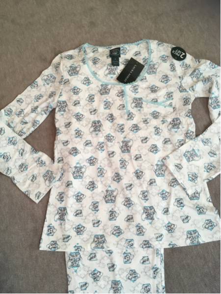 新品タグ付き ローラアシュレイ パジャマ ティーポット柄 長身向