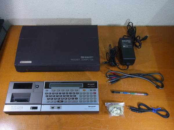 ⑥△SHARP ポケコン PC-1501 ポケットコンピューター CE-150等一式 通電◎