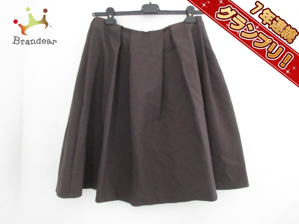 マルニ スカート 42 レディース ダークブラウン MARNI