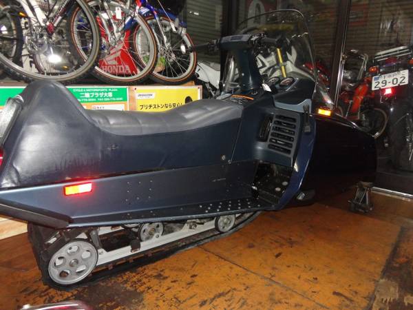 スノーモービル初心者が公道走行しちゃった YAMAHA CS340セル付き美車 