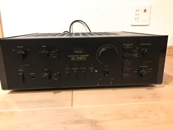 山水 SANSUI AV-D907X twin diamond drive プリメインアンプ ジャンク
