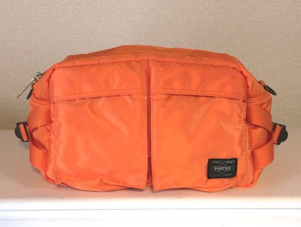 80周年 ウエストバッグ PORTER タンカー | オレンジ 限定カラー &amp