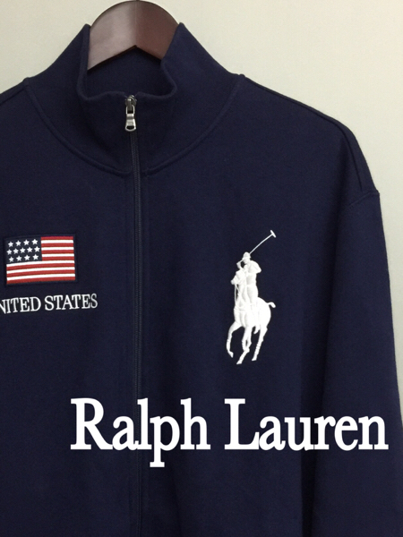 ラルフローレンRalphLaurenスウェットジャケットアメリカ男性XL