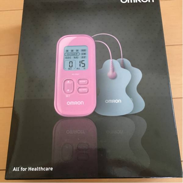 オムロン 低周波治療器 HV-F021-PK OMRON 新品 未開封 ピンク