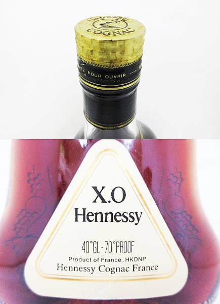 XO 金キャップ ヘネシー 古酒 クリアボトル Hennessy 700ml 未開封