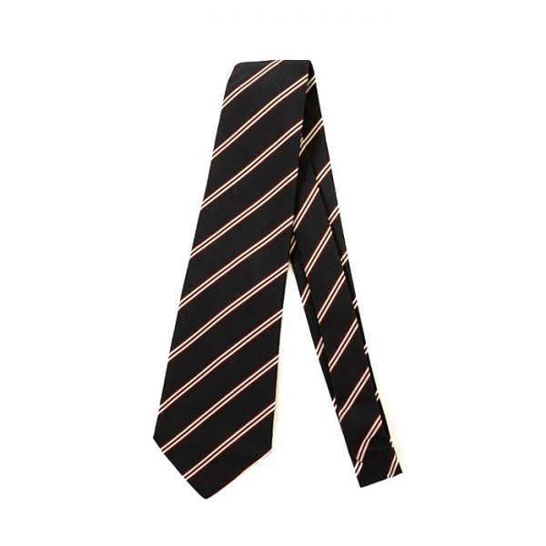 デッド！1970’S ATKINSONS アイリッシュポプリン ネクタイ ビンテージ DEADSTOCK 紺×赤×白 ストライプ柄 アトキンソン