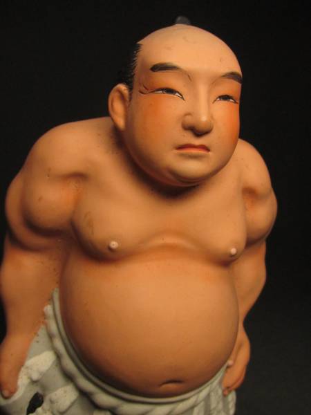 堤人形 つつみ人形 谷風 - | ⁄ 仙台堤焼 大相撲力士 34cm 伝統工芸品