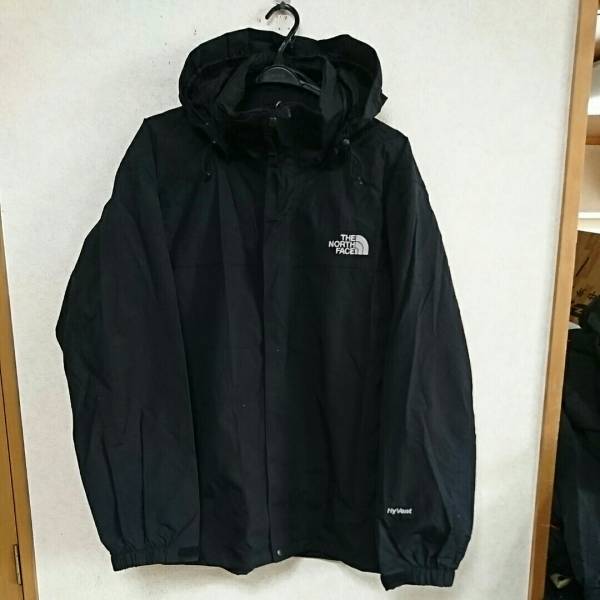 ノースフェイス春物海外正規品HYVENTナイロンパーカーブラックXL