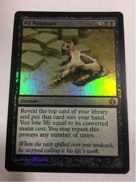 MTG 英語 foil むかつき/Ad Nauseam