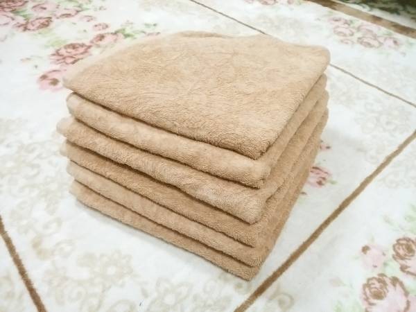 ☆ 中古 バスタオル ブラウン 業務用 20枚セット 3，000円 即決！