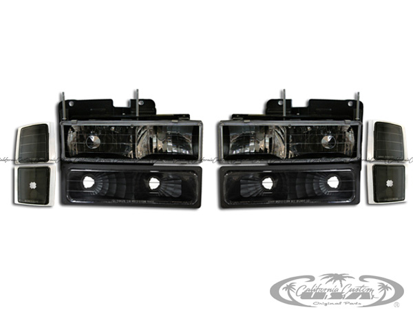 94-98y C-1500/C-2500/C-3500 ブラックヘッドライトセットB