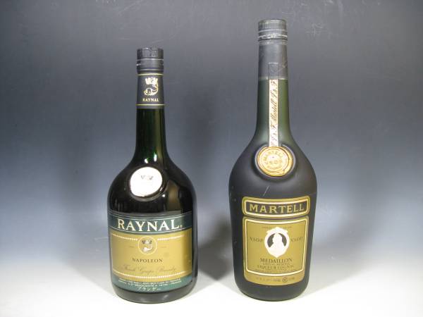 ◇古酒 未開栓ブランデー2本 マーテルMEDAILLON V.S.O.P RAYNAL