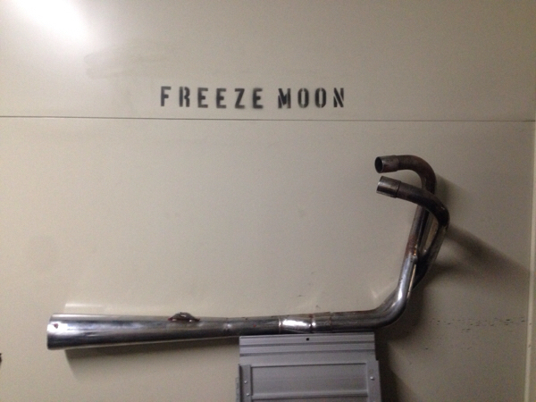 CB250T 400T ダンガーニ当時物？ メガホン マフラー バブ・ホーク系に