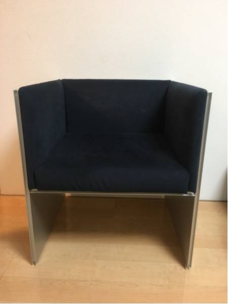 Cassina ixc. Air Frame カッシーナ エアフレーム 1人用ソファ スエード メタル デザイン 定価22万