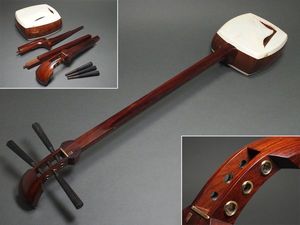 三味線 丸打胴 紫檀のYahoo!オークション(旧ヤフオク!)の相場・価格を