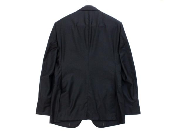 68万新品◇52L◇黒ラベル◇GIORGIO アルマーニ 濃紺カシミア混スーツ