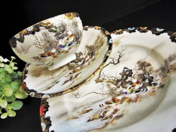 壺屋焼 小橋川清正 赤絵 Yahoo!オークション 花瓶 魚紋 - やちむん