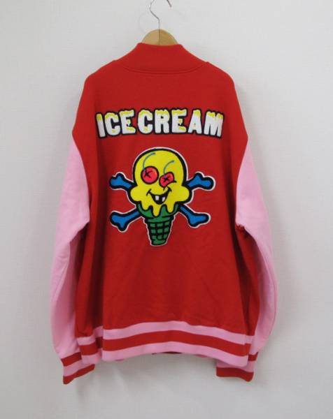BBC アイスクリーム スウェットスタジャン 赤 XL APE BAPE ジャケット 4AT20