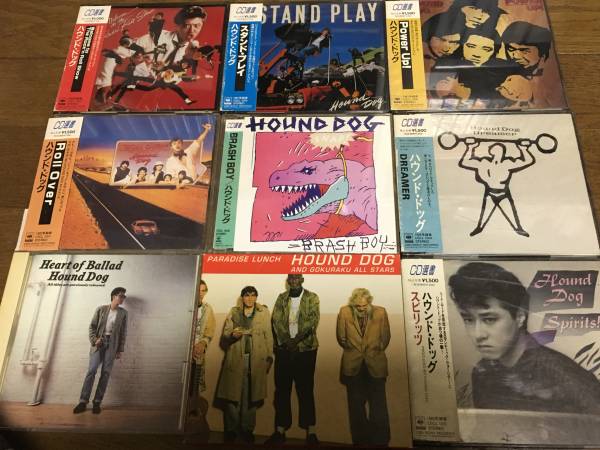 ハウンドドッグ　CD 6枚 ☆HOUND DOG - 9枚セット
