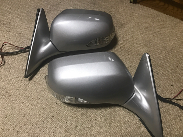 16アリスト ミラーウィンカー ウェルカムランプ付 JZS161 JZS160 H9年車から取り外し 17クラウンにも？