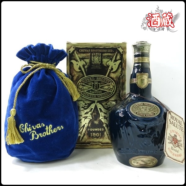 ☆古酒 ROYAL SALUTE（ロイヤルサルート）21年 重量1312g T7K28129