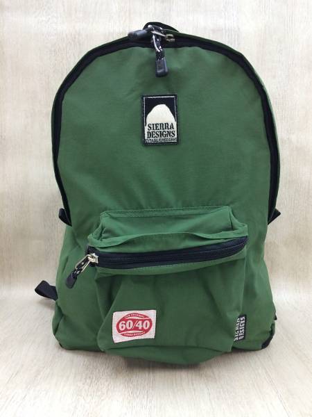 SIERRA DESIGNS◆リュック/ナイロン/GRN/無地