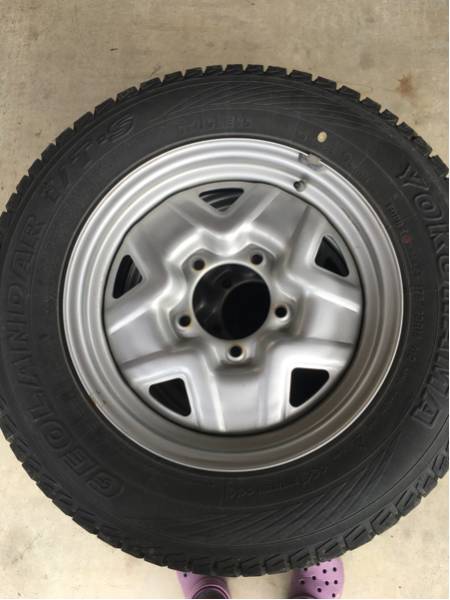 スズキ ジムニーJB23スタッドレスタイヤ純正ホイール付4本セット
