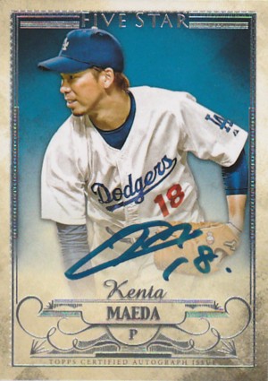 前田健太 Topps 直筆サイン MLB Yahoo!オークション 0 ドジャース