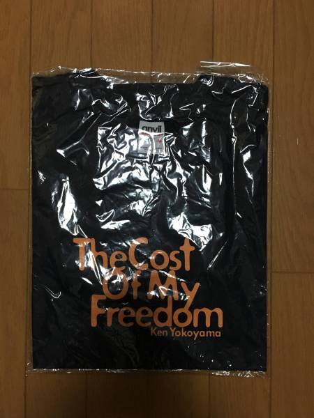 ☆新品☆ken yokoyama The Cost Of My Freedom Tシャツ M PIZZA OF DEATH ネイビー