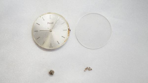 ●PIAGET　ピアジェ　手巻き　レディース　文字盤　ムーブメント　風防　時計パーツ　ジャンク品⑭