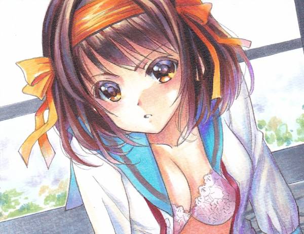 同人手描きイラスト 涼宮ハルヒの憂鬱 ハルヒ 「着換え」 A4(手描き 同人手描きイラスト 涼宮ハルヒの憂鬱 ハルヒ 「着換え」 A4(手描き