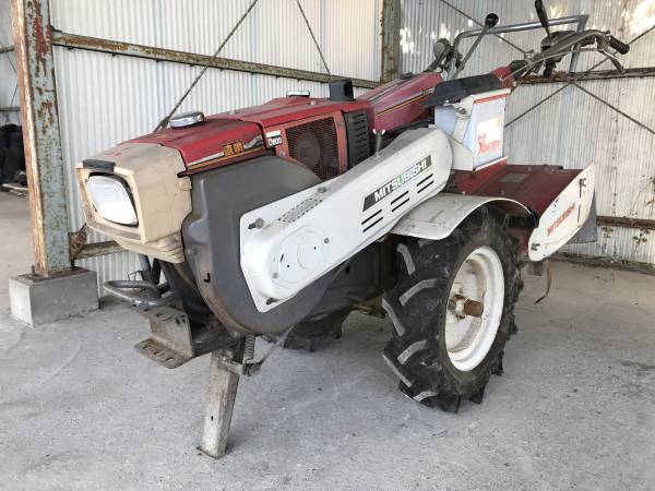 三菱 ディーゼル耕耘機 セル付き 8馬力 三菱 ディーゼル セル付き 耕運機 MR800D 培土器付き 程度良好 中古車