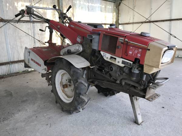 三菱 ディーゼル セル付き 耕運機 MR800D 培土器付き 程度良好 中古車