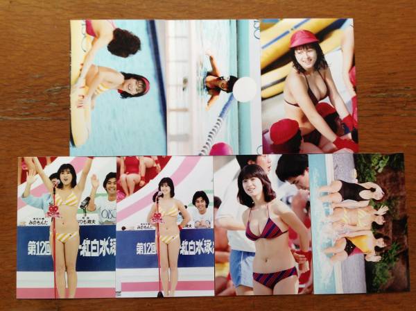 レア☆河合奈保子水着写真Lサイズ21枚セット2