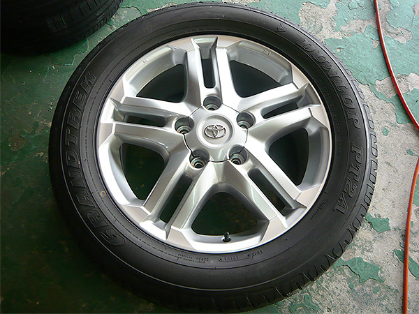 になちゃんまとめ バリ山 ランクル200 ZX 前期純正 285/50R20 タイヤホイールセット 1本
