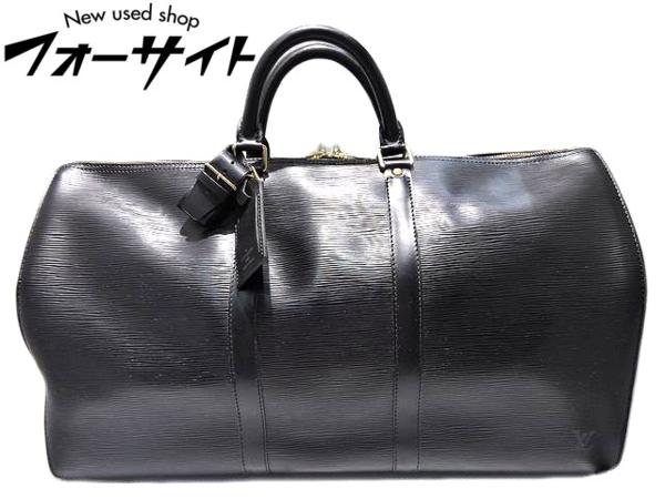 まだ美品 LOUIS VUITTON ヴィトン◇M42962 エピ ノワール キーポル 50