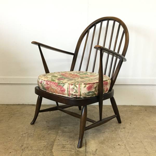 イギリス Ercol ヴィンテージ イージーチェア 1人掛け アンティーク 