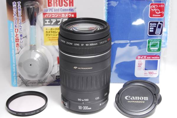 ☆美品☆ CANON キャノン EF 90-300mm USM 遠くから狙った瞬間を逃さない！ 人気のキャノン300mm超望遠レンズ♪