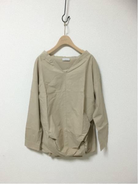 ドゥーズィエムクラス★コットンリネンプルオーバーシャツ