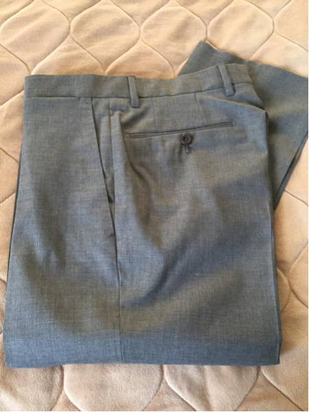 1円～【新品未使用品】インコテックス ビームスF別注 ウールトロピカルトラウザーズ 46ライトグレー