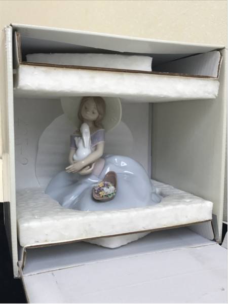 美品 希少 絶版 会員限定】LLADRO リヤドロ 6741『バニーキッス