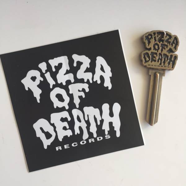 ピザオブデス Pizza of Death 鍵 & ステッカー セット / キーホルダー