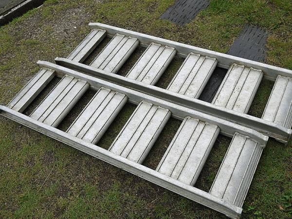 USED】 日軽アルミブリッジ 1200mm 1対