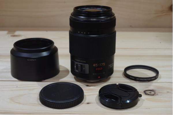 Panasonic ルミックス G X VARIO PZ 45-175mm/F4.0-5.6 ASPH./POWER O.I.S. ブラック ★完動