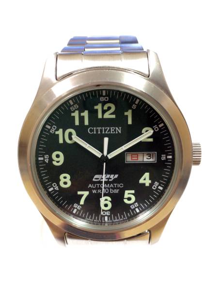 CITIZEN】 OXY シチズン オキシ 8200-S81918 メンズ 自動巻き 腕時計 